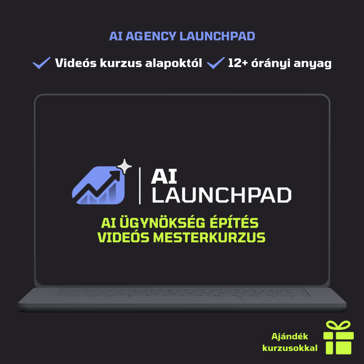 AI ügynökség építés - videós mesterkurzus