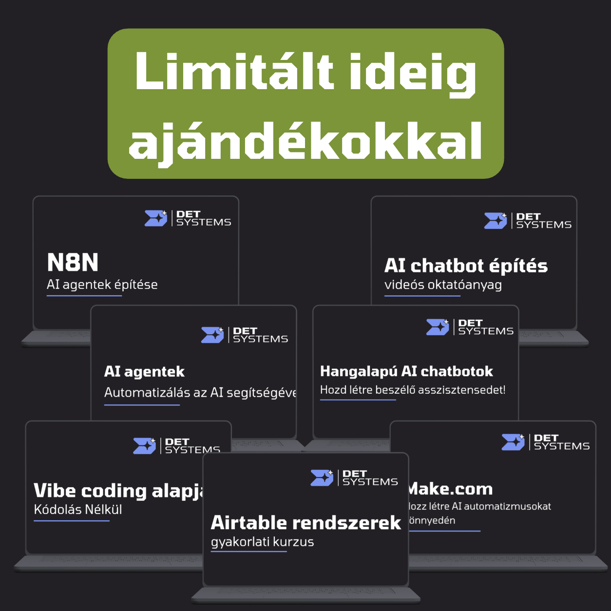 AI ügynökség építés - videós mesterkurzus